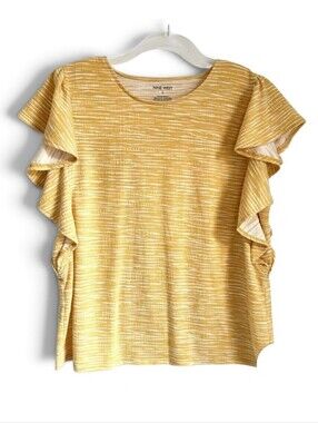 Nine West Flutter Sleeve Top